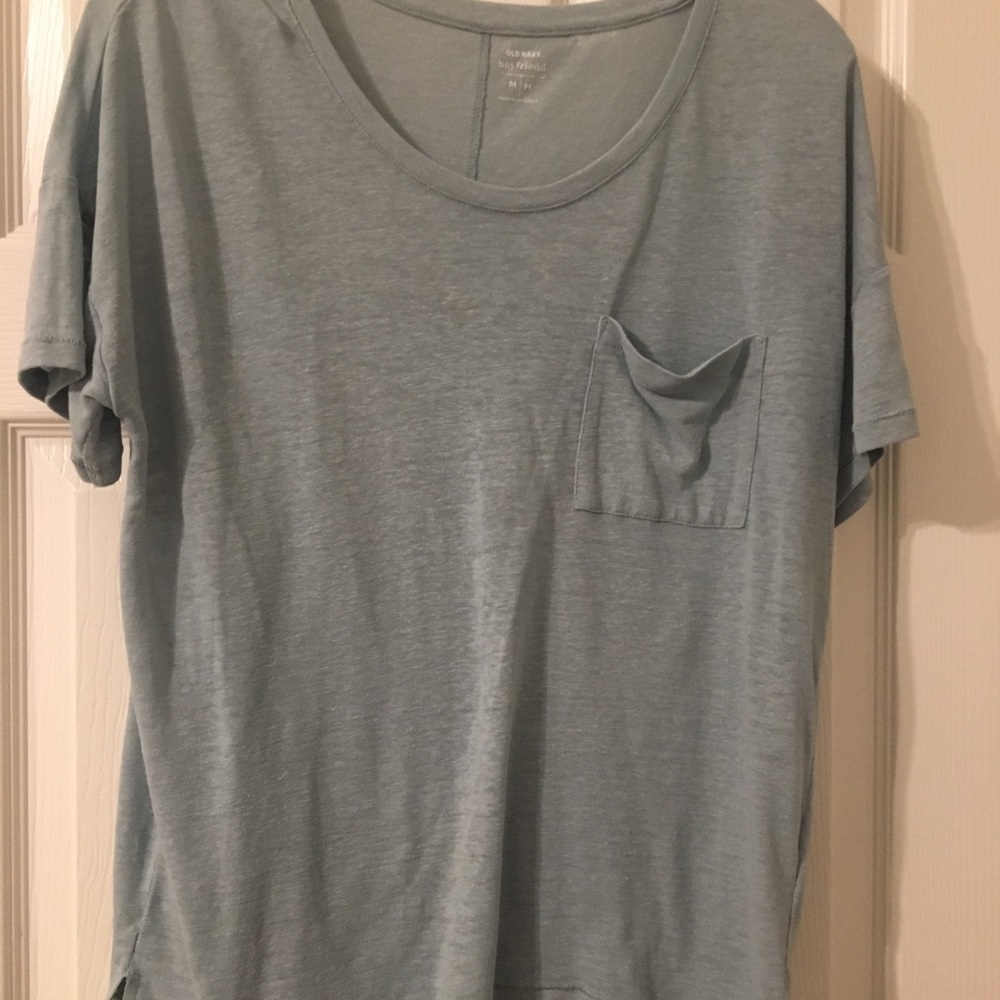Comfy boyfriend light blue t shirt!